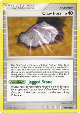 Claw Fossil 138-146